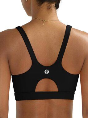 High Support Sports Bra for Women | Molded Cup, High Impact, Sewn-in Pads